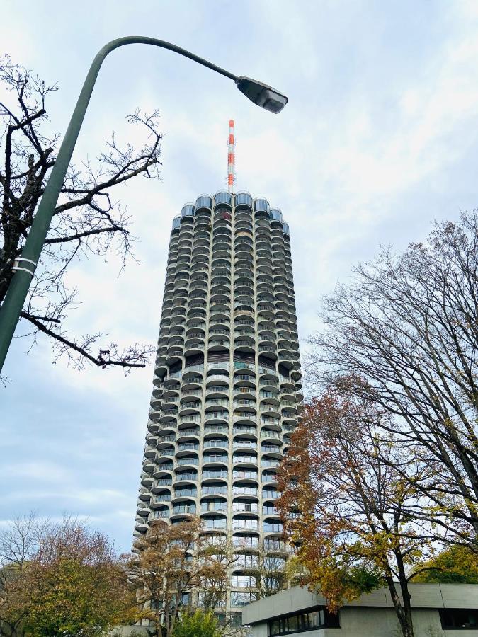 Hotelturm Augsburg Appartment 29 Stock Exterior foto
